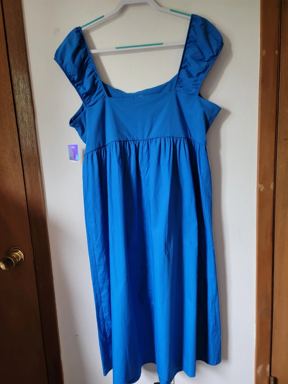 Derek Heart Royal Blue Midi Sleeveless Square Neckline Sundress Sz 2X NWT - Picture 4 of 14
